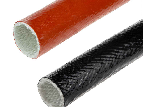 A red and a black fire sleeve