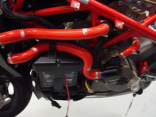 Silicone hose used in motor