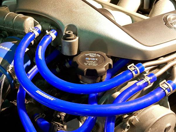 Silicone hose used in oil transfer