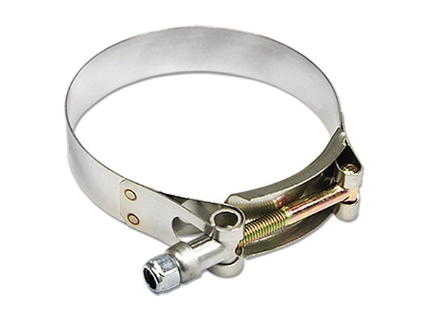 A T-bolt hose clamp.